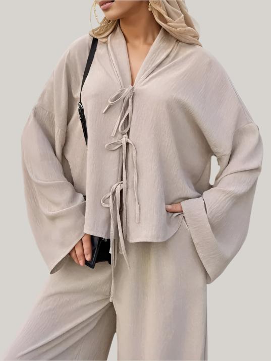 Tie Front Co ord Set