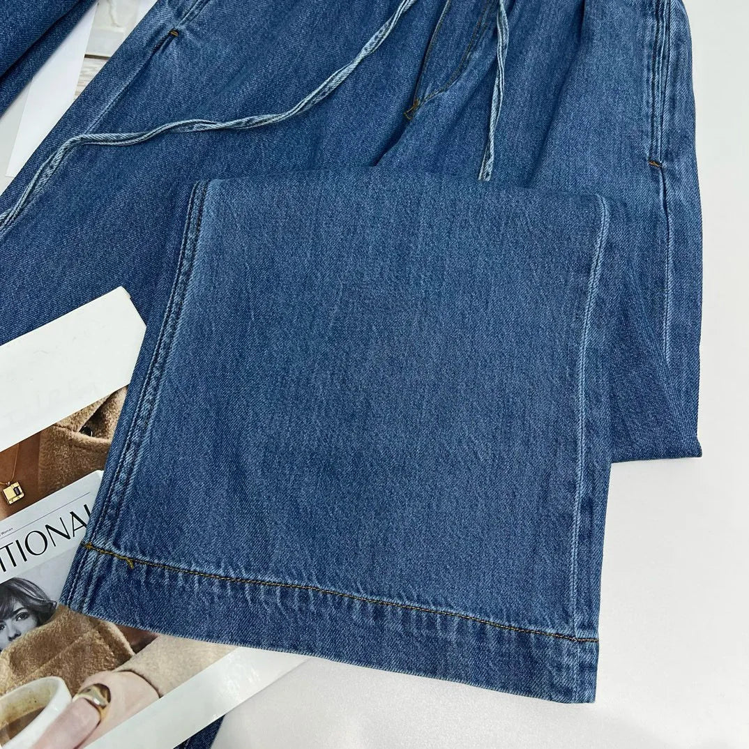 Denim Jeans Co ord Set