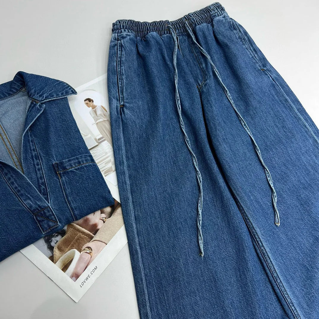 Denim Jeans Co ord Set