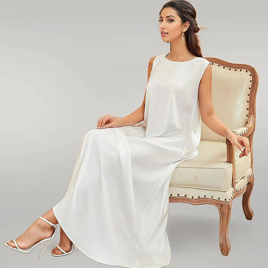 Comfortable Abaya Inner Satin Dress